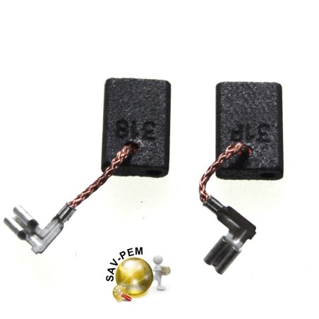 Charbons pour scie MAKITA 4331 D - 4331DWD
