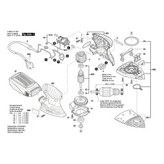 Plateau pour ponceuse BOSCH PSM 160 A