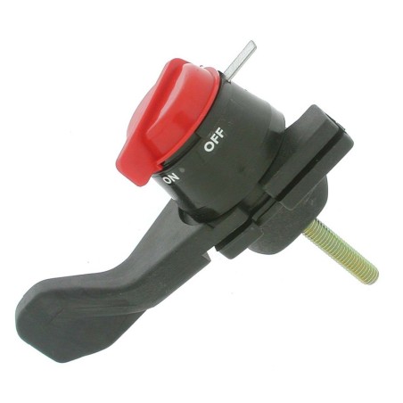 Manette d'acceleration universelle bouton STOP