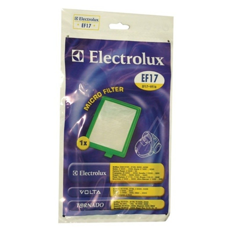 Filtre EF17 pour aspirateur ELECTROLUX - PHILIPS - AEG - TORNADO - VOLTA