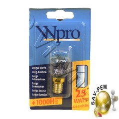 Ampoule LRF136 pour refrigerateur puissance 25W, culot E14