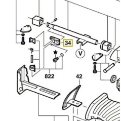 Eclisse de serrage scie SKIL 4900