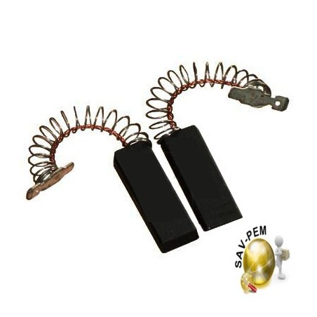 Charbons 154740 pour moteur lave linge BOSCH ou SIEMENS