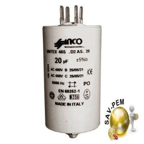Condensateur 20µf / 450 VOLT