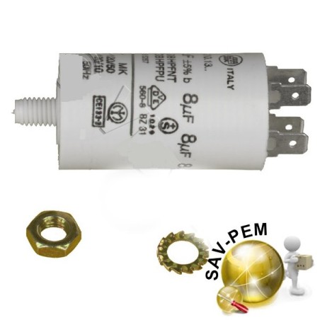 Condensateur 8 MF / 450 VOLT