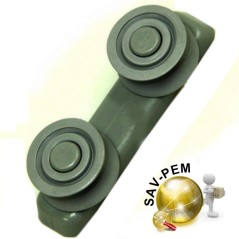 Roulettes guide rails pour lave vaisselle GLEM XDI60