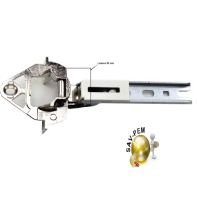 Charniere universelle fixation porte refrigerateur