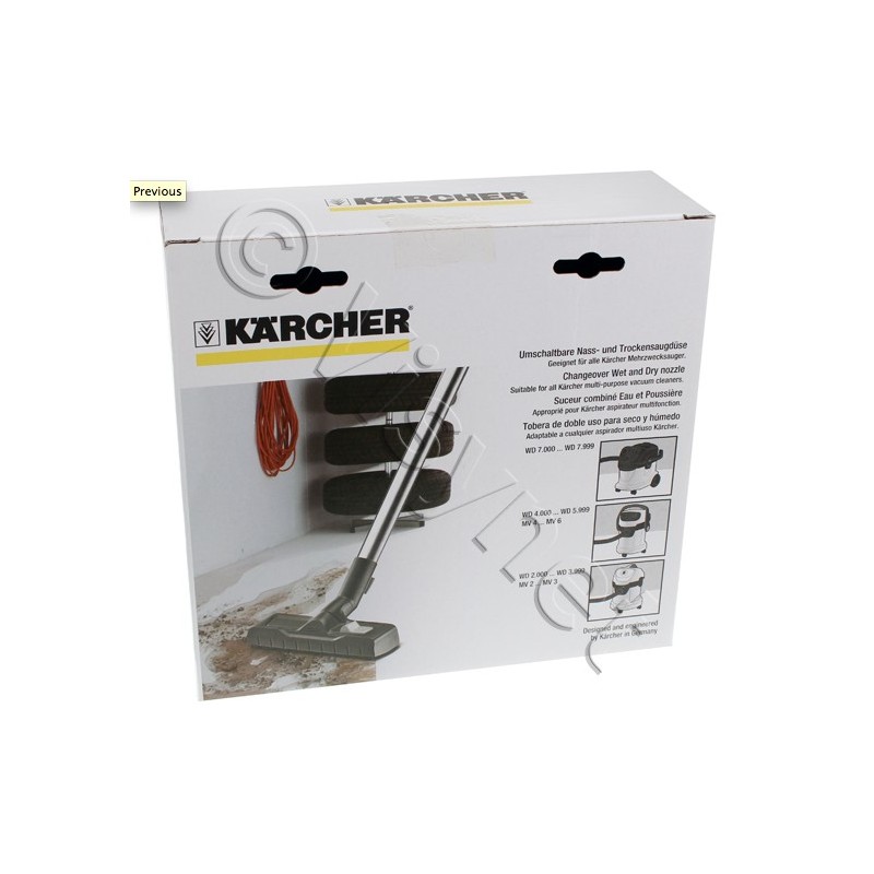 Brosse sol durs eau et poussières KARCHER