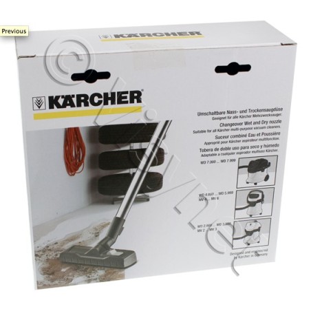 Brosse sol durs eau et poussières KARCHER
