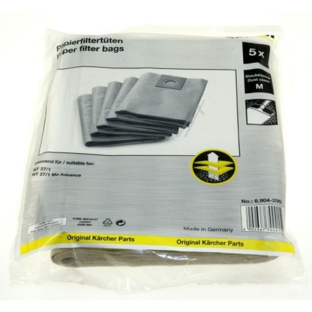 Sacs 69042900 pour aspirateur KARCHER NT271