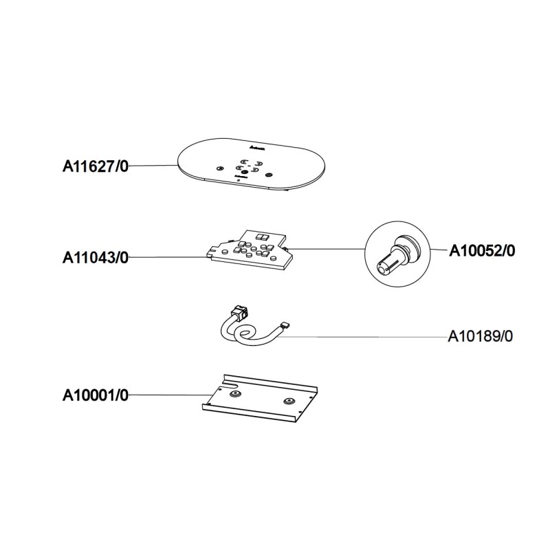 Module de commande pour plaque INDUCTION TIN3BK AIRLUX