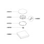 Verre A10207/0 foyer induction 350mm AIRLUX TIN3H - TIN4H Verre A10207/0 foyer induction 350mm AIRLUX TIN3H - TIN4H