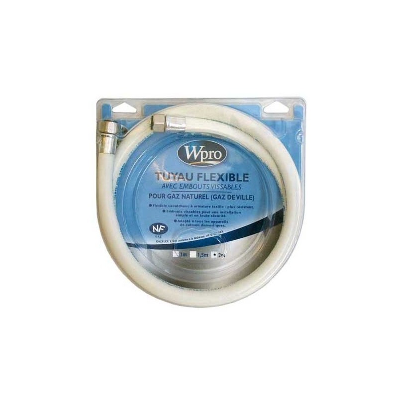 Tuyau gaz naturel TNC108 longueur de 1 metre Tuyau gaz naturel TNC108 longueur de 1 metre