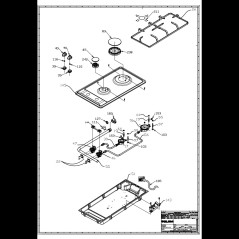 Reducteur de grille plaque de cuisson GLEM GT32GWH
