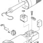 Interrupteur pour meuleuse AEG WS6-125