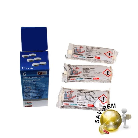 Pastilles de Detartrage 00311556 pour Expresso BOSCH