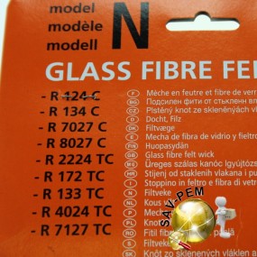 Mèche ZIBRO KAMIN, QLIMA poêles à pétrole  KRA57, KRA85, KRA87, KSA851F, QLIMA