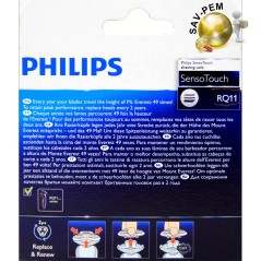 TETES RQ11 POUR LES RASOIRS PHILIPS SENSOTOUCH