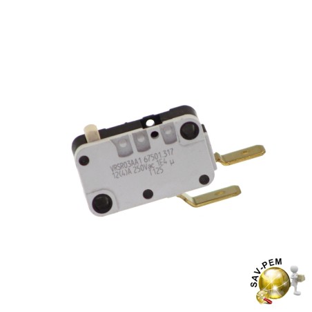 Micro-interrupteur universel 2 cosses 12A