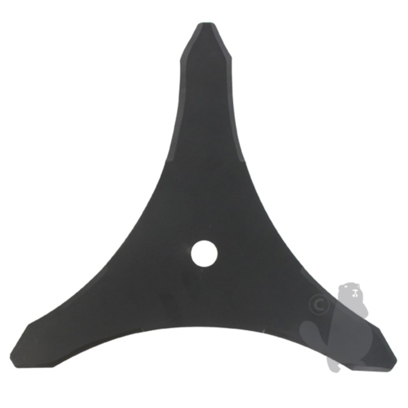 Lame débroussailleuse 3 dents 350 X 20 X 4mm Lame débroussailleuse 3 dents 350 X 20 X 4mm