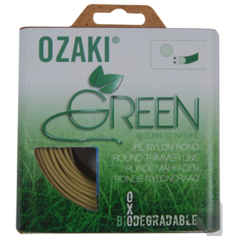 Fil nylon rond Ozaki 2.0mm biodégradable Fil nylon rond Ozaki 2.0mm biodégradable