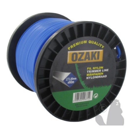 Fil nylon carré 60m / 3mm