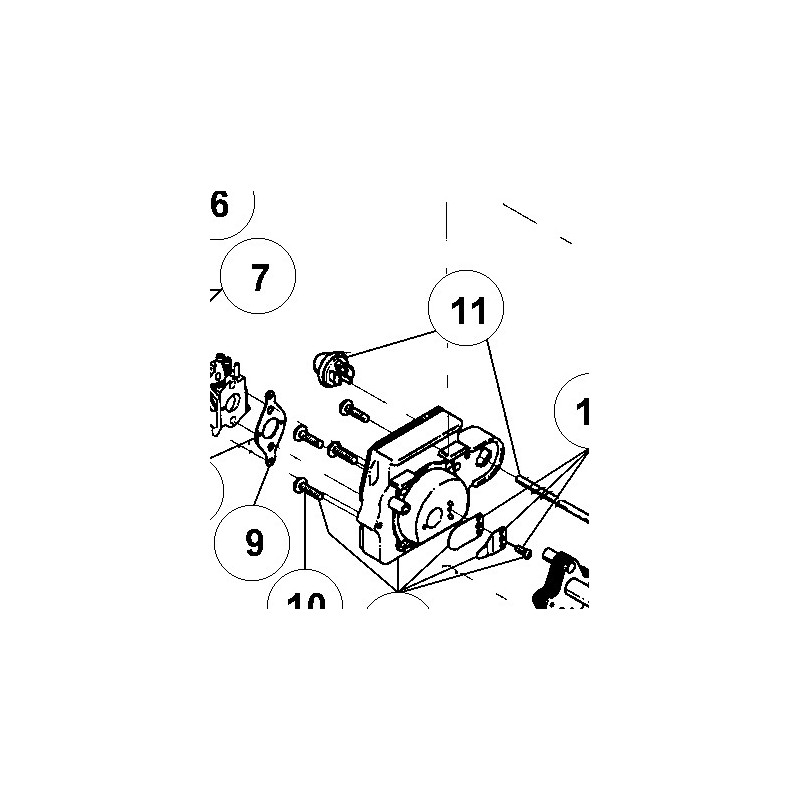 Pompe amorcage pour debroussailleuse RYOBI 305RT