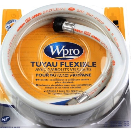 Tuyau gaz butane/propane L: 2M - 10 ans - TBC208 
