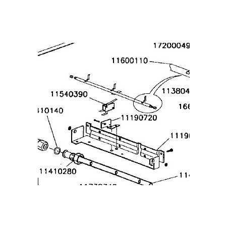 Micro interrupteur pour plaque de cuissson GLEM XTA42H