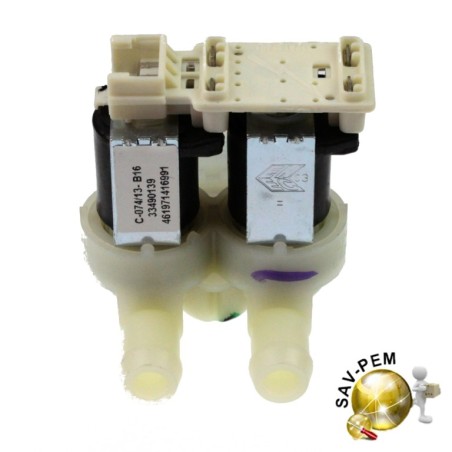 Electrovanne 480111100199 pour lave linge WHIRLPOOL
