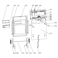 Module de programmation pour lave vaisselle GLEM ADI45