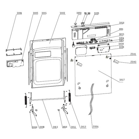 Module de programmation pour lave vaisselle GLEM ADI45