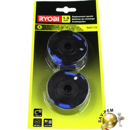 Bobines de fil pour coupe-bordure RYOBI RLT4025