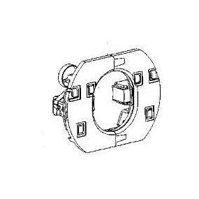 Ensemble balais et couronne visseuse DEWALT DC725K