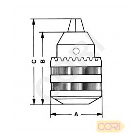 Mandrin de perceuse 13mm DIN B12