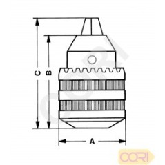 Mandrin de perceuse 13mm DIN B12