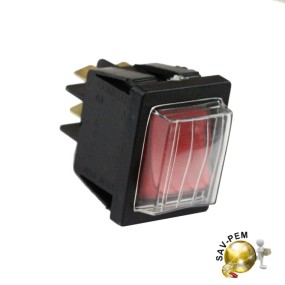 Interrupteur marche arrêt 16A protection PVC