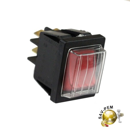 Interrupteur marche arrêt 16A protection PVC