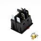 Interrupteur double, coloris rouge, 16A Interrupteur double, coloris rouge, 16A