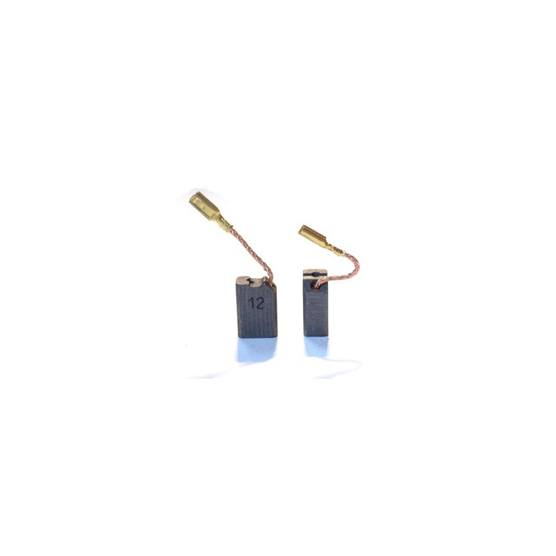 Charbons X2 pour meuleuse Elu WS31A, WS31B, WS32EA, WS41A, WS41B, WS41KA Charbons X2 pour meuleuse Elu WS31A, WS31B, WS32EA, WS41A, WS41B, WS41KA