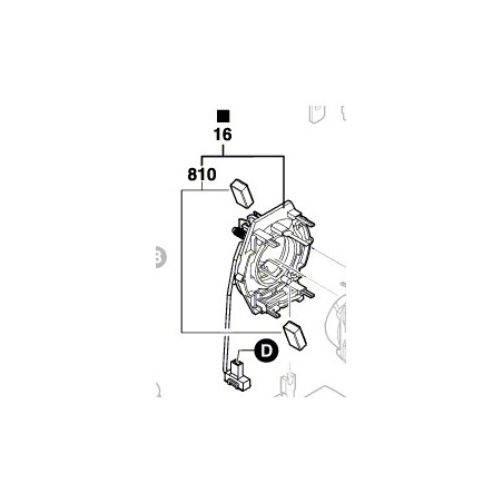Charbons et support perceuse BOSCH PSB750RCE