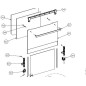 Vitre de façade pour four AIRLUX AFLP83IXN