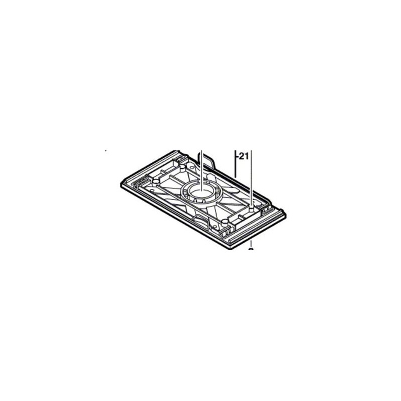 Plateau de ponçeuse vibrante BOSCH PSS180A