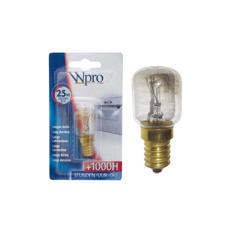 Ampoule de four 25 watt, culot E14 vis, 220 volt Ampoule de four 25 watt, culot E14 vis, 220 volt