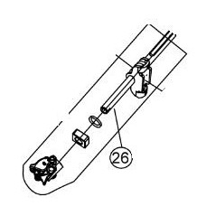 Fixation de lame scie sauteuse RYOBI CJS-180L