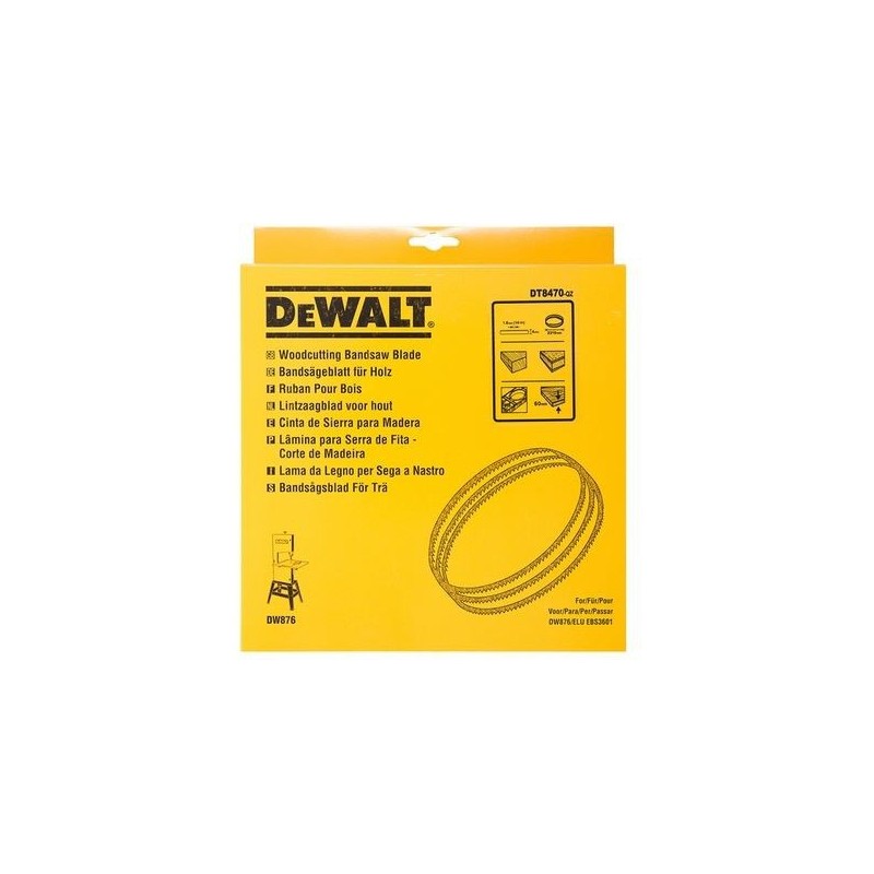 Lame bois pour scie a ruban DEWALT DW378