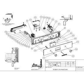 Sélecteur Z3140131 four GLEM AFLP83IXN, AFSP83IXN, AFSP83WHN, GFLP83IXN