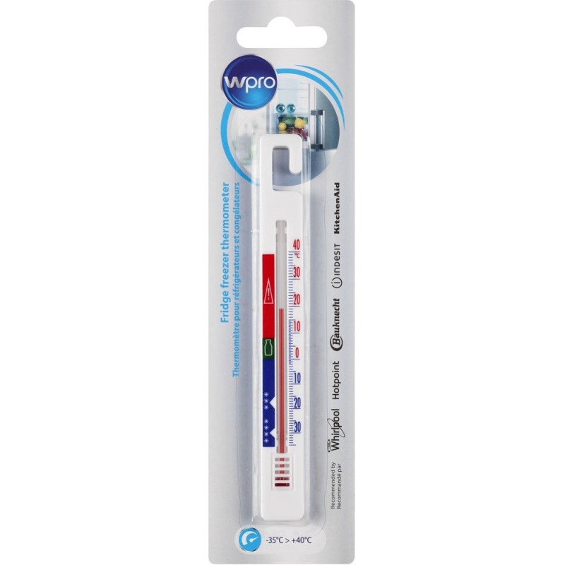 Thermomètre WPRO TER214 pour congélateur et réfrigérateur Thermomètre WPRO TER214 pour congélateur et réfrigérateur