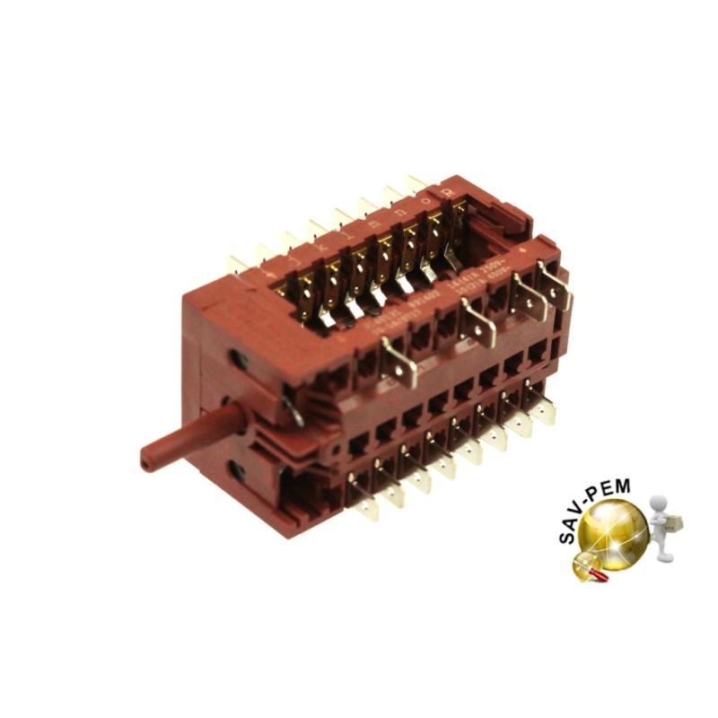 Sélecteur Z3140131 four GLEM AFLP83IXN, AFSP83IXN, AFSP83WHN, GFLP83IXN Sélecteur Z3140131 four GLEM AFLP83IXN, AFSP83IXN, AFSP83WHN, GFLP83IXN