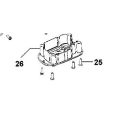 Carter inférieur de protection moteur taille haies GT6530